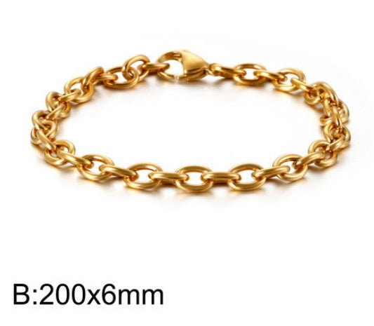 Stainless Steel Chain Bracelet