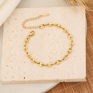 Simple Stainless Steel Chain Bracelet