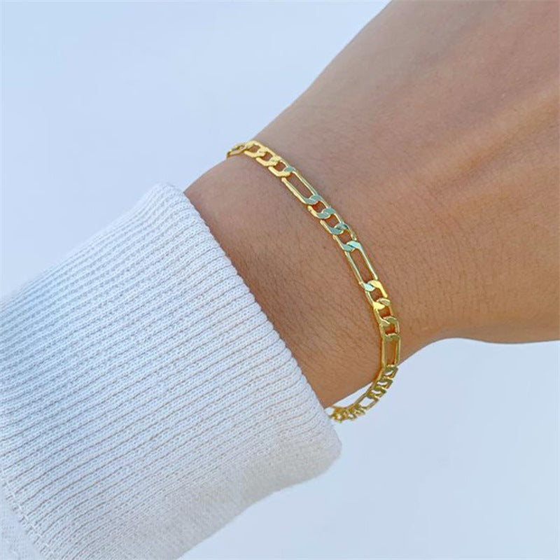 Women's Stainless Steel Plating Chain Bracelet