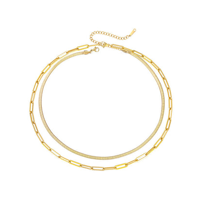 Simple Layered Necklace