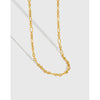 Minimalist niche chain choker necklace