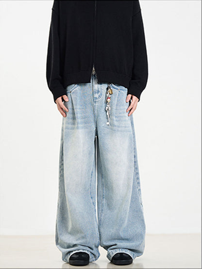 Washed Blue Jeans