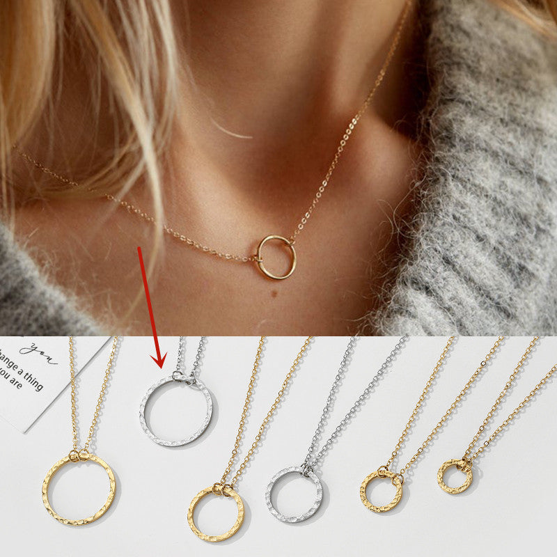 Goldplated Casting Minimalist Cold Wind Fashion Pendant