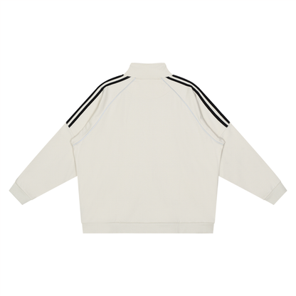 Striped Sleeve Jacket