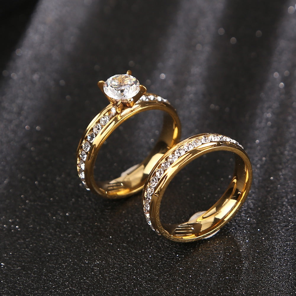 Gold Stainless Steel Ring