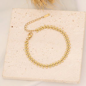 Simple Stainless Steel Chain Bracelet