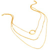 Circle Clavicle Chain Necklace