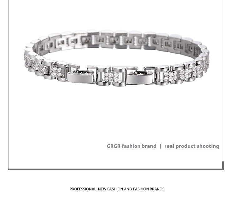 Mens Tennis Chain Bracelet