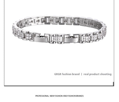 Mens Tennis Chain Bracelet