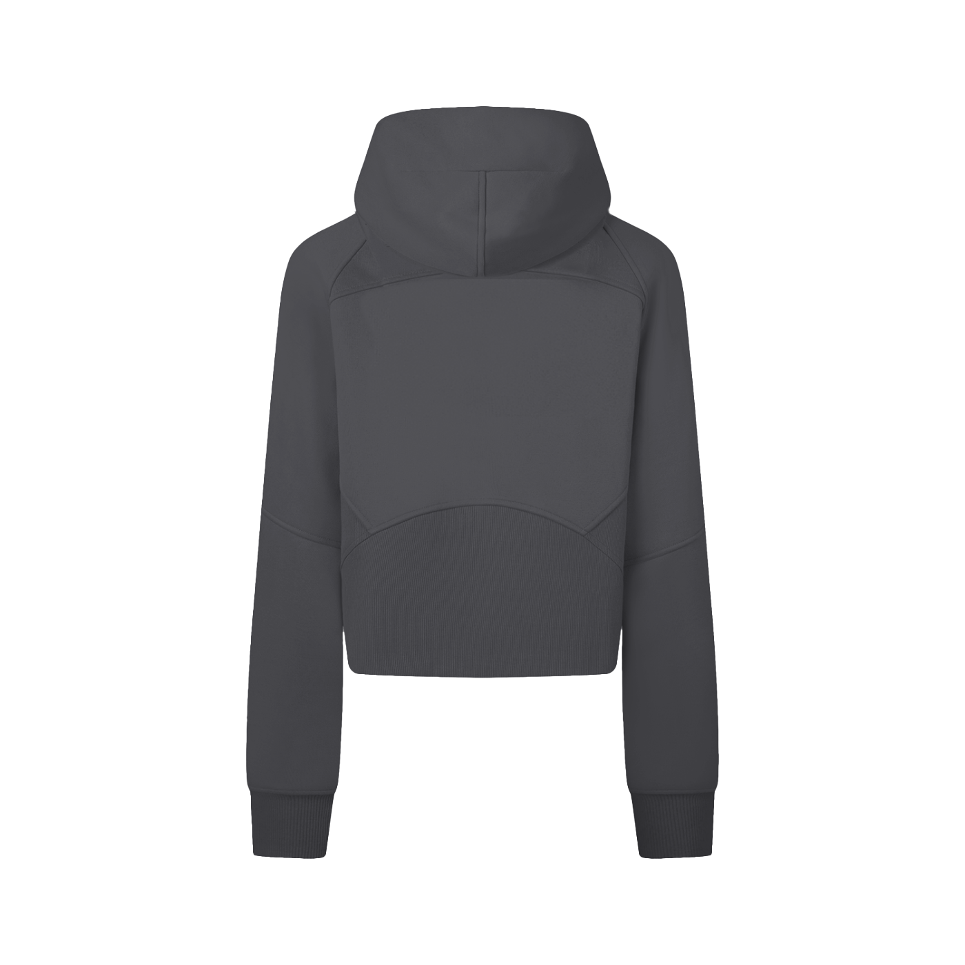 Zip-Through Cropped Hoodie