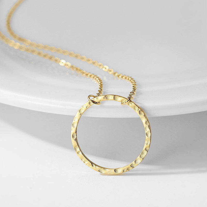 Goldplated Casting Minimalist Cold Wind Fashion Pendant