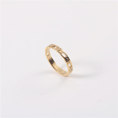 Gold Chain Ring
