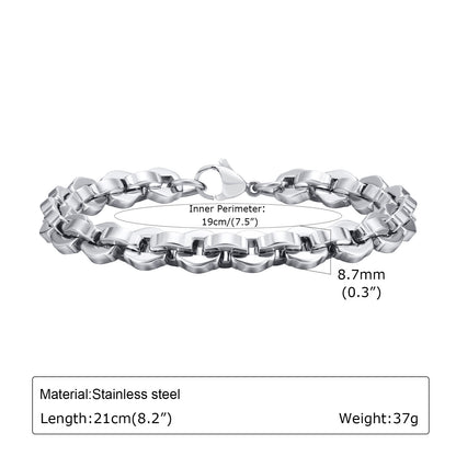 Mens Casual Steel Bracelet