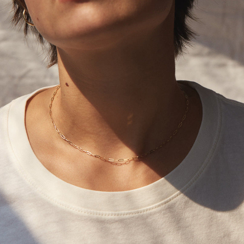 Paperclip Chain Necklace