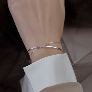 Geometric Chain Bracelet