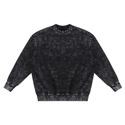 Hand-Frayed Sweatshirt