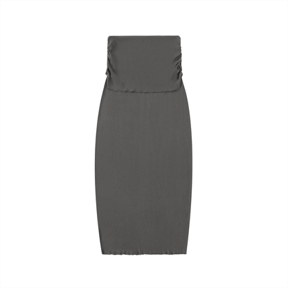 Straight Hip Slim Maxi Skirt