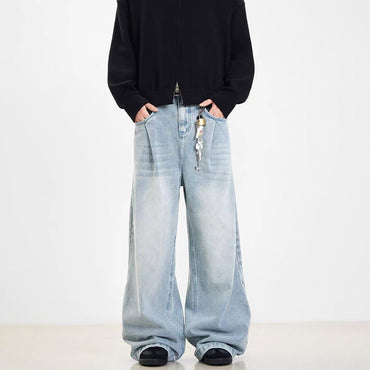 Washed Blue Jeans