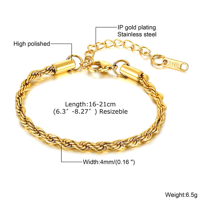 Women's Cuban Link Stainless Steel