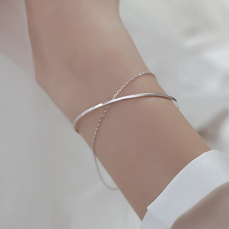 Geometric Chain Bracelet