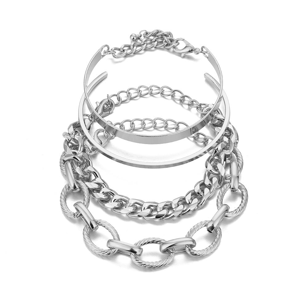 Ladies Vintage Twist Chain Bracelet