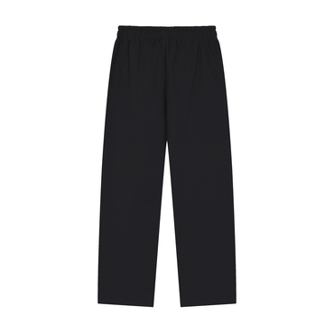 Solid Color Straight-Leg Sweatpants