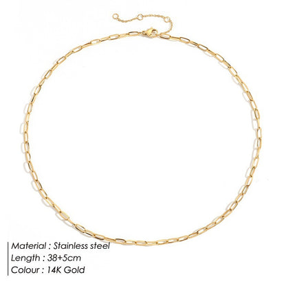 Paperclip Chain Necklace