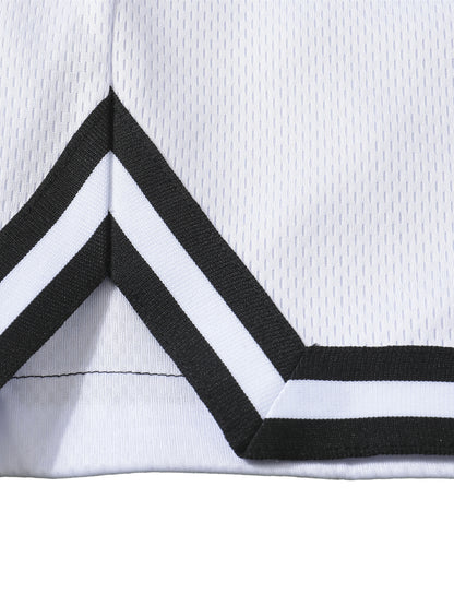Classic Stripe Basketball Shorts