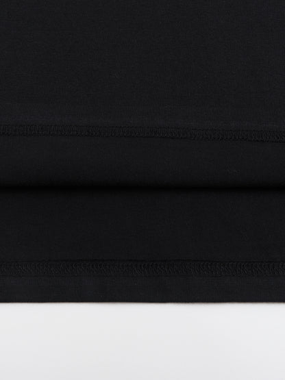 Crew Neck Drop Long Sleeve