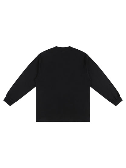Crew Neck Drop Long Sleeve
