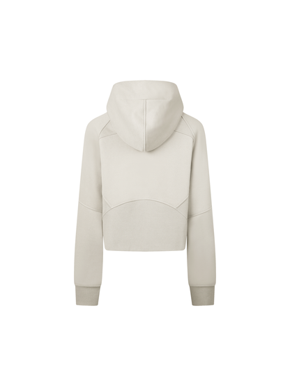 Zip-Through Cropped Hoodie