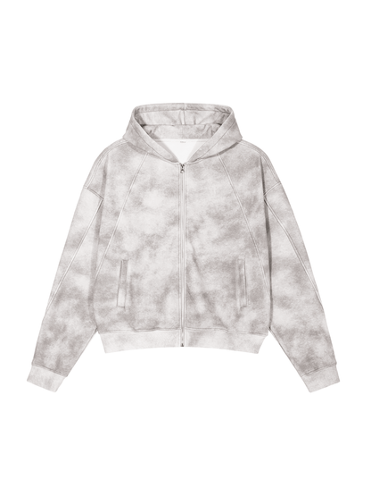 Zip-Up Fleece Hoodie