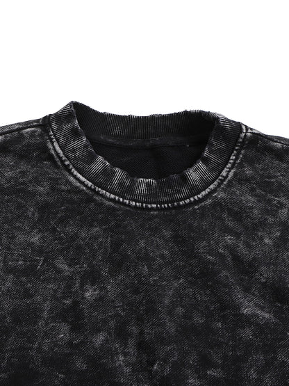 Hand-Frayed Sweatshirt