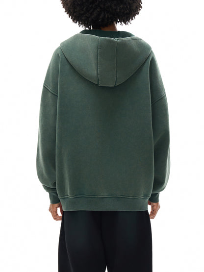 Zip Fleece Hoodie