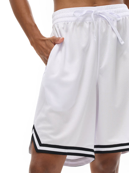 Classic Stripe Basketball Shorts