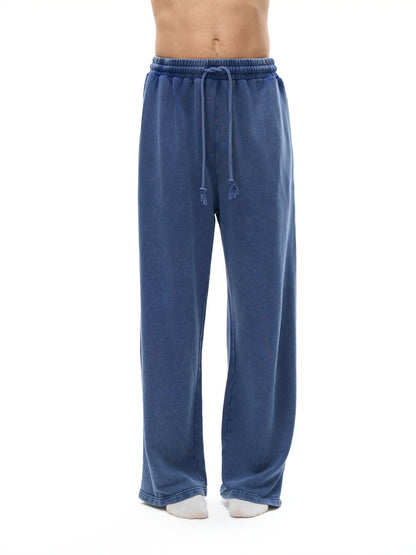 Snow Washed Straight Leg Pants
