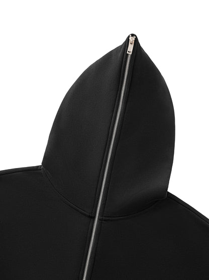 Fleeced Full-Zip Hoodie