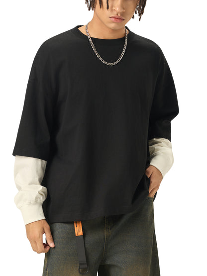 Layered Cotton Sleeve