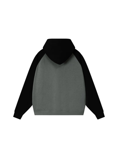Color-Block Sleeve Hoodie